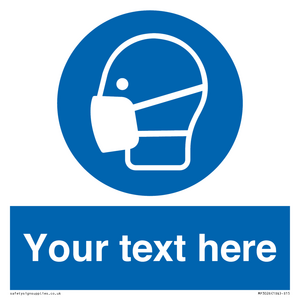 Custom Face Mask Sign